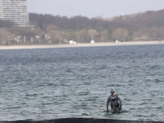 Ruszyli z dna humbaka uwięzionego na Bałtyku. "Idzie całkiem dobrze"