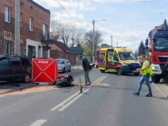 Śmiertelny wypadek z udziałem motocyklisty
