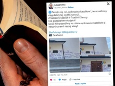 Kościół w Trzebini Sierszy zniszczony. „Zaczęło się od opiłowania katolików”