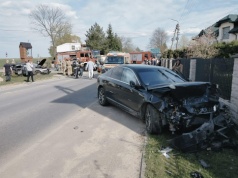 Groźny wypadek w Biskupiej Woli