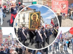 Narodowy Marsz Życia 2026. Oto transparenty uczestników. "Rodzina kolebką życia". ZOBACZ ZDJĘCIA