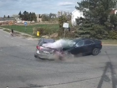 Mamy nagranie z niedzielnego wypadku w Biskupiej Woli. Ciężko ranny został 12-letni chłopiec