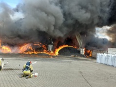 Chełm: pożar na terenie firmy recyklingowej – podsumowanie działań służb