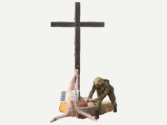 Izraelski żołnierz niszczy rzeźbę Jezusa. Sytuacja chrześcijan w Libanie jest dramatyczna