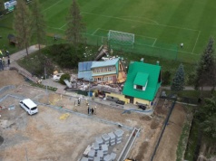 Wybuch gazu. Zawaliła się część budynku klubu sportowego, jedna osoba ranna