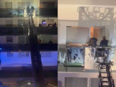 Groził kobiecie, potem zabarykadował się w mieszkaniu. Policjanci weszli siłowo do środka