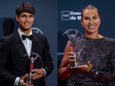 Co za wieczór dla tenisa! Sabalenka i Alcaraz otrzymali "sportowe Oscary"