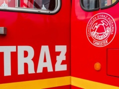 Pożar hali pod Warszawą. Spłonął zakład suszenia warzyw