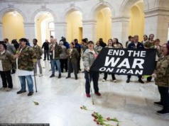 Protest przeciw wojnie na Kapitolu. Policja zatrzymała 66 osób