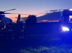 Leokadia. Mężczyzna potrącony przez pociąg InterCity. LPR przetransportował go do szpitala