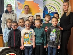 Przedszkolaki w redakcji, czyli „grawitacja od kosmosu”