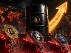 Ceny Bitcoina, Etera i Solany spadają, a ceny ropy rosną wraz z ryzykiem ponownej eskalacji konfliktu między USA a Iranem