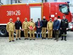 Strażacy z OSP w Trześni otrzymali gaśniczego Keraxa