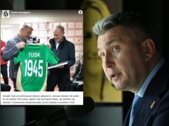 Dwa miesiące temu Tusk pozował z koszulką z logo Zondacrypto