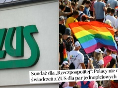 Sondaż: ponad połowa Polaków niechętna przyznawaniu świadczeń ZUS parom jednopłciowym