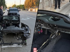 Porsche 911 rozebrane do gołej blachy. Trudno było w nim rozpoznać konkretny model