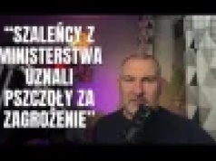 "Szaleńcy z Ministerstwa Klimatu uznali pszczoły za zagrożenie"