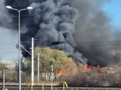 Płonie hala magazynowa w Gdyni!