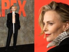 Wytworna Charlize Theron eksponuje wdzięki na premierze filmu. Odważnie? (ZDJĘCIA)