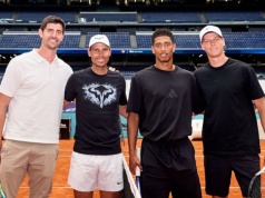 Nadal, Sinner, Bellingham i Courtois łączą siły na przyjacielski rajd tenisowy na Bernabéu