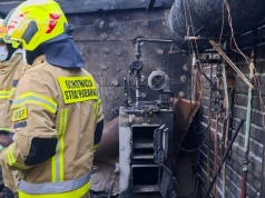 Paliła się kotłownia w Gminie Słupca