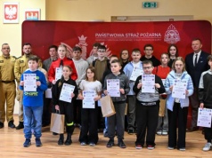 Młodzi pasjonaci pożarnictwa z Powiatu Słupeckiego sprawdzali swoją wiedzę
