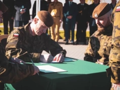 Nowy dowódca 15. batalionu lekkiej piechoty w Dąbrowie-Moczydłach