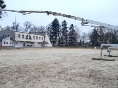 Trwa inwestycja na wieluńskim stadionie. Być może zakończy się w maju