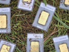 Niezwykłe znalezisko podczas koszenia zarośniętego trawnika. "Sztabki złota"