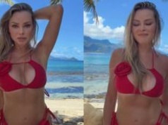 Ola Ciupa w czerwonym BIKINI popisuje się tańcem. Internauci w zachwycie. "Co za figura"