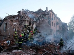 Rosja uderzyła nocą. Pod gruzami budynków mogą być ludzie