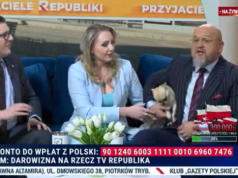 Totalny hit w tv Republika. Pies Rachonia wpadł do studia