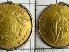 Złoty dukat z czasów Austro-Węgier odkryty pod Bochnią (GALERIA)