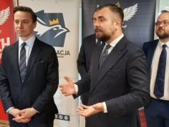 Krzysztof Bosak na Pomorzu. W Gdyni zachęcał ludzi do „wchodzenia w rywalizację wyborczą”