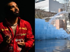 Czysta abstrakcja. Fani sprzedają kawałki lodu z instalacji Drake’a