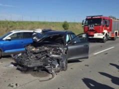 Karambol na A4 pod Wrocławiem. Trzy osoby w szpitalu po zderzeniu czterech samochodów