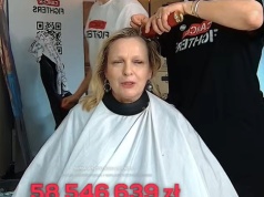 Katarzyna Nosowska u Łatwoganga. Głowę ogoliła jej wybitna polska aktorka