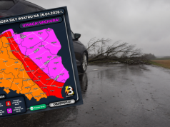 Nawet 100 km/h. Sprawdź, gdzie będzie silnie wiało