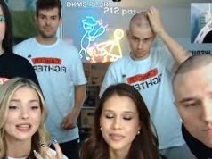 Łatwogang zbiera na chore dzieci. Nosowska, Maffashion i Domańska ogoliły włosy