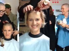 Zakład fryzjerski Łatwoganga działa pełną parą. Teraz Nosowska i Kulesza ogoliły Olę Domańską!