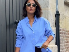 Ta błękitna marynarka wygląda jak od znanego projektanta - dałam za nią mniej niż stówkę