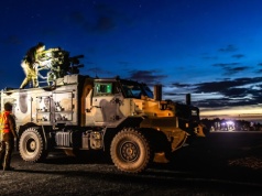 Nocne strzelania Piorunów i Popradów w Ustce