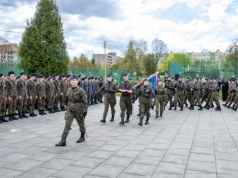 Kadeci klas mundurowych XXV Liceum w Krakowie zakończyli edukację.