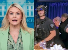 Aż trudno uwierzyć, co powiedziała Leavitt tuż przed kolacją z Trumpem. "Padnie kilka strzałów"