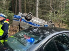 Policjanci jechali na interwencję. Nagle z lasu wybiegła sarna. Doszło do dramatu