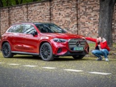 Test: Elektryczny Mercedes GLC 400 ma telewizor zamiast grilla i problem, któremu sam nie jest winien