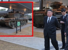 Polski czołg na wystawie w Korei Północnej. Oglądał go Kim Dzong Un