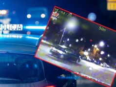 Policjanci nie mogli uwierzyć w to, co zobaczyli. Drift przed radiowozem to nie wszystko