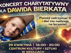 Koncert charytatywny dla Dawida Bierkata. Pomóż w walce z ciężką chorobą