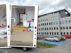 Porodówka w Gnieźnie hitem TikToka. Nagranie podzieliło internautów. "To szpital czy remiza?"
